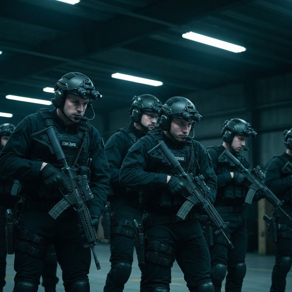 Tactical operators in a dark staging environment